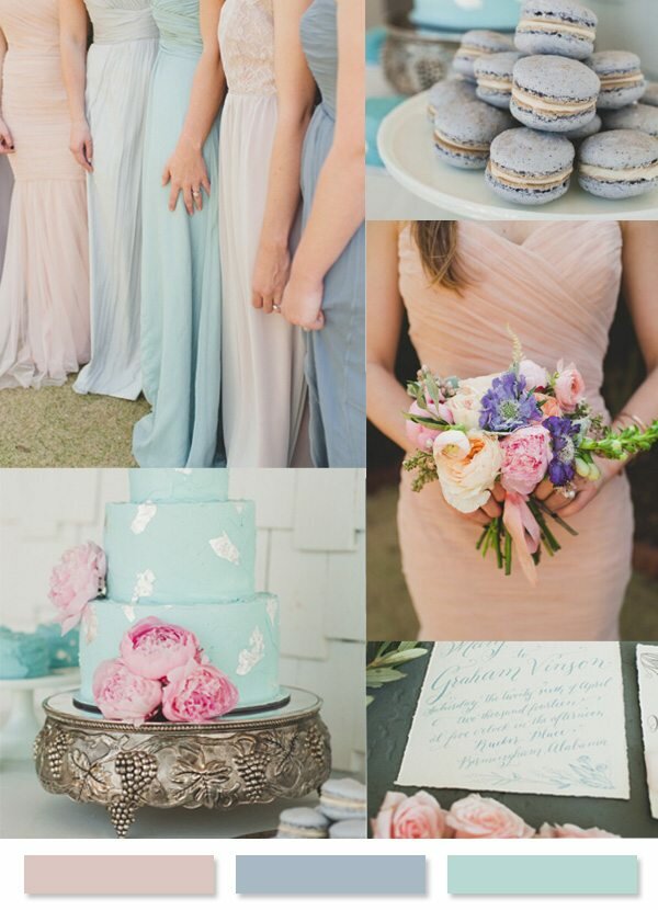 romantic-pastel-pink-blue-purple-summer-wedding-colors