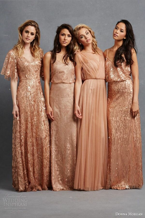 donna-morgan-bridesmaid-dresses-camilla-natalya-courtney-emmy-gowns-flutter-sleeves-blouson-sleeveless-peach-copper-rose-gold